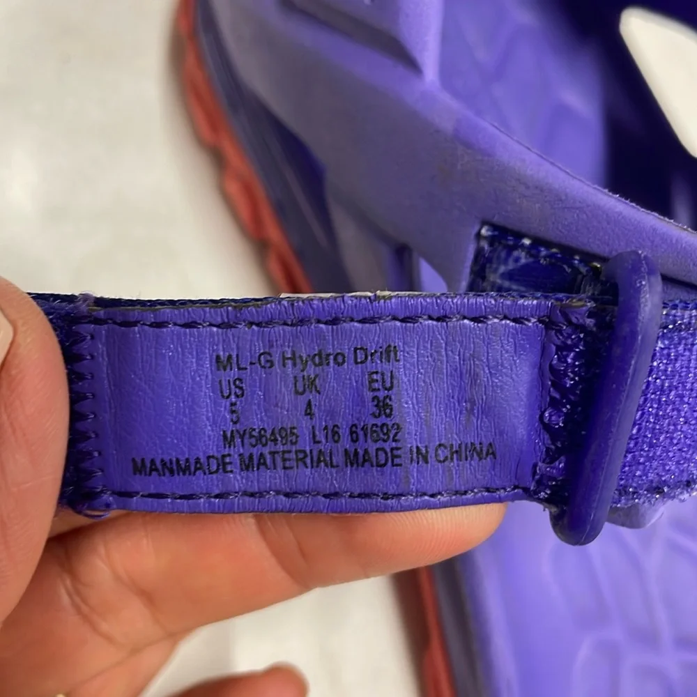 Merrell Hydro Drift‎ Purple Girl Big Kids Water Sandal Size 5M